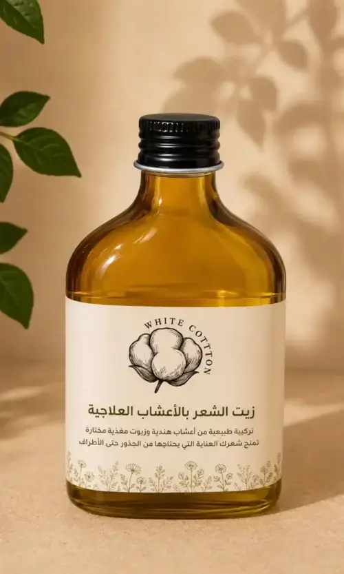 زيت الشعر بالاعشاب العلاجيه